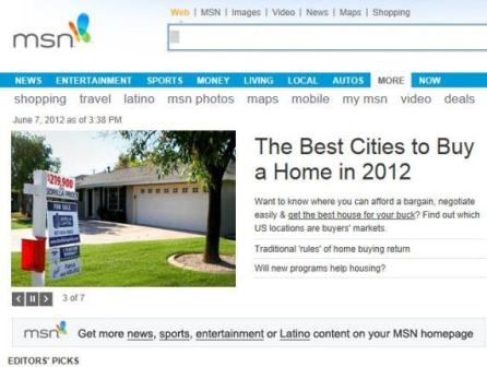 Gorilla Capital Sign on MSN.com homepage
